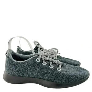 Allbirds mens lace up wool sneakers size 10 gray lightweight